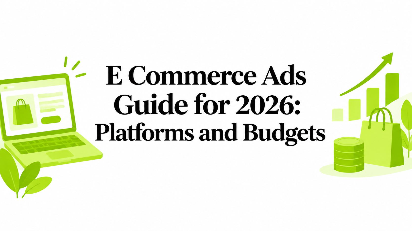 E Commerce Ads Guide for 2026: Platforms and Budgets